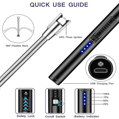 Usb Rechargeable Arc Lighter