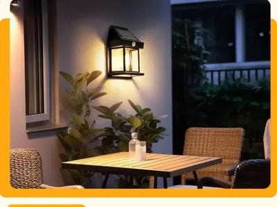 Solar Charge Motion Sensor Solar Waterproof Wall Lamp