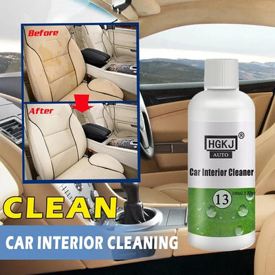 Car Seat Interiors Cleaner Window Glass Liquid Leather Plastic Renovator Wax Automotive 50ML